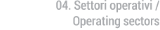 settori operativi